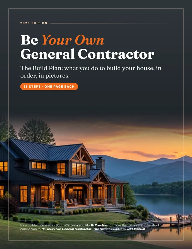 Cover of Be Your Own General Contractor: The Build Plan