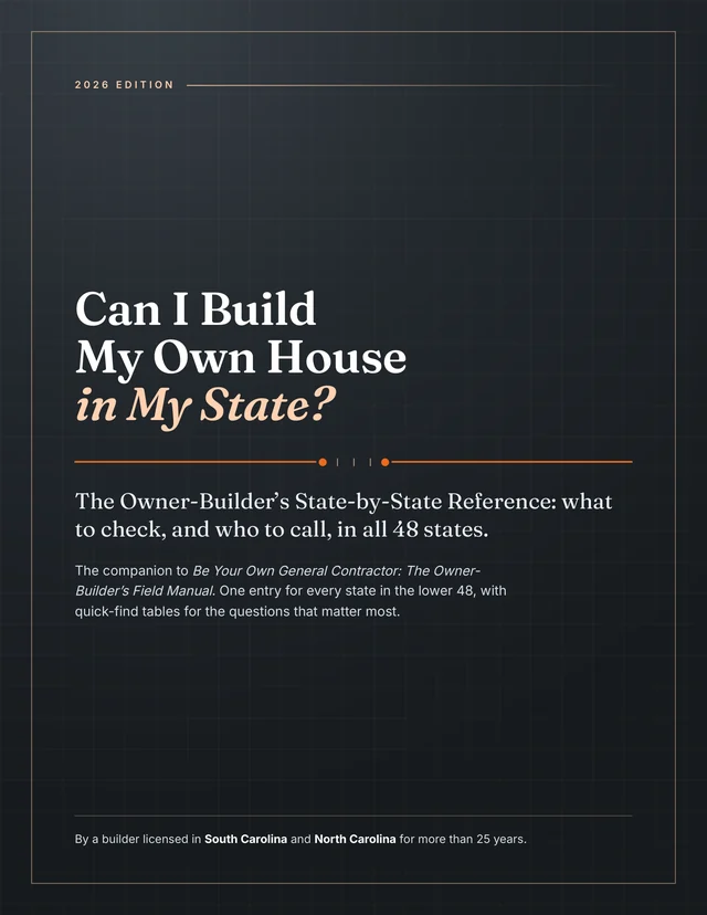 Cover of Can I Build My Own House in My State?